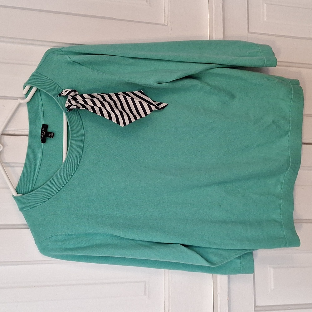 TALBOTS Turquoise Knit Sweater